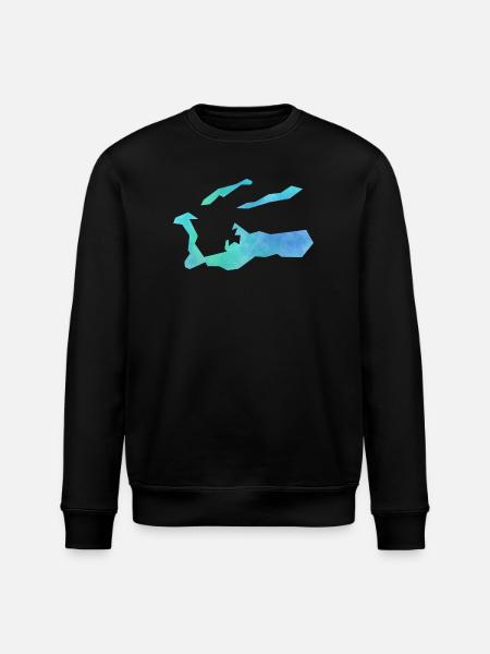 Cayman Islands - Stanley/Stella ROLLER Unisex Organic Sweatshirt - black