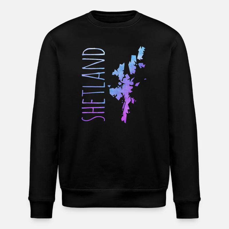 Shetland Islands - Stanley/Stella Unisex Bio-Sweatshirt ROLLER - Schwarz