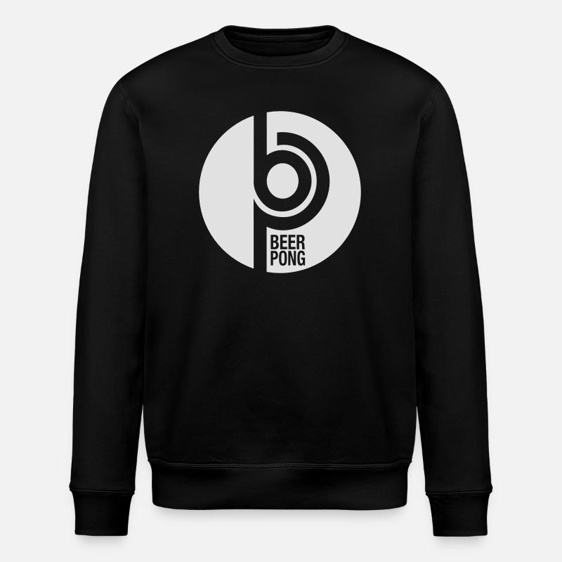 Beer Pong Kreis - Stanley/Stella Unisex Bio-Sweatshirt ROLLER - Schwarz