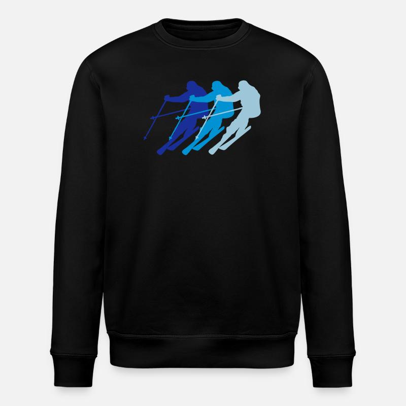 Ski - Stanley/Stella Unisex Bio-Sweatshirt ROLLER - Schwarz
