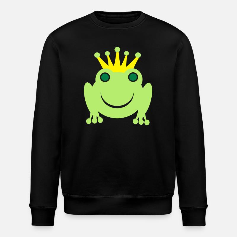 Froschkönig - Stanley/Stella Unisex Bio-Sweatshirt ROLLER - Schwarz