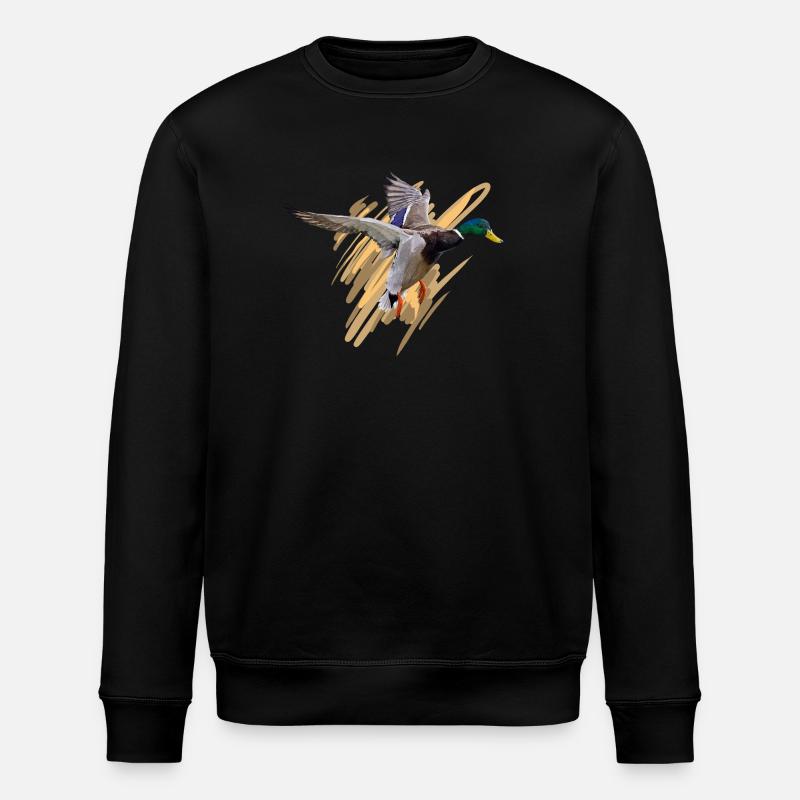 Erpel - Stanley/Stella Unisex Bio-Sweatshirt ROLLER - Schwarz