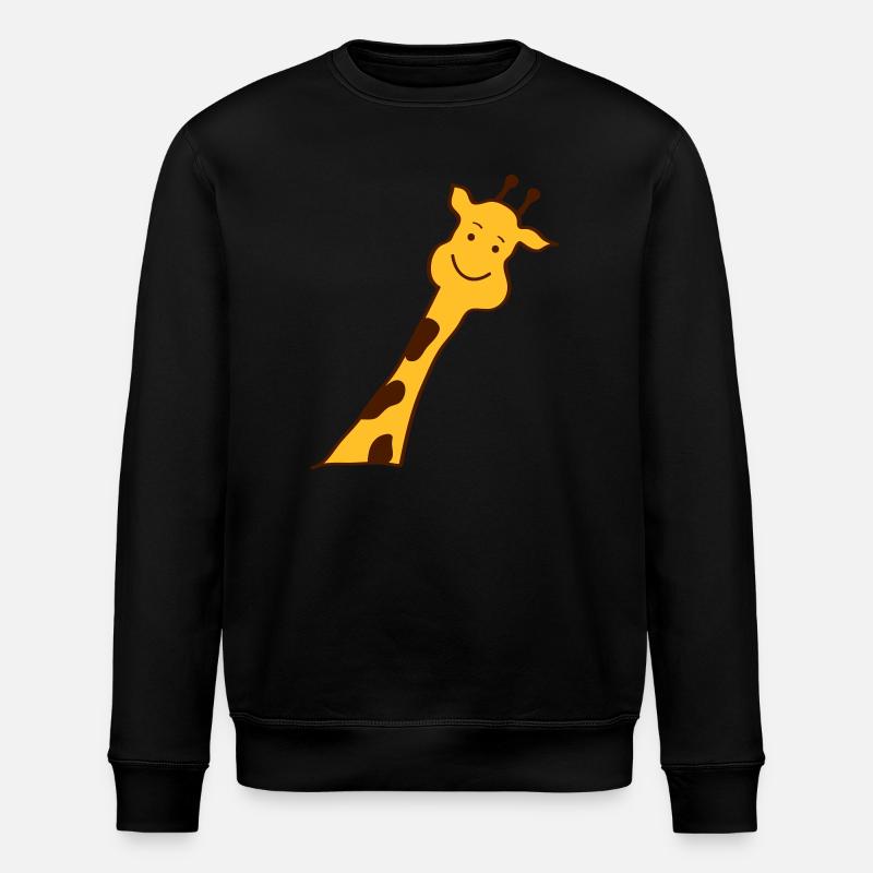 giraffe - Stanley/Stella Unisex Bio-Sweatshirt ROLLER - Schwarz