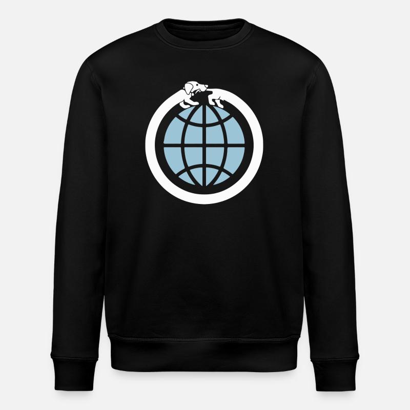 Terre de teckel - Sweat bio ROLLER Stanley/Stella Unisexe - noir