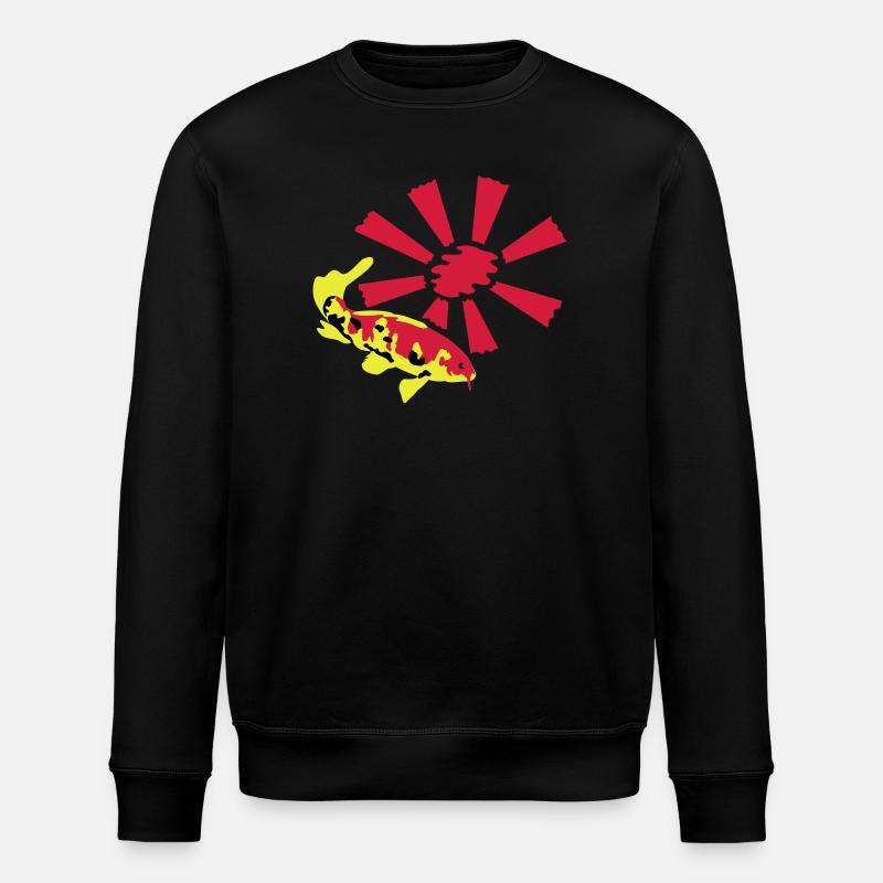 Zierkarpfen - Stanley/Stella Unisex Bio-Sweatshirt ROLLER - Schwarz