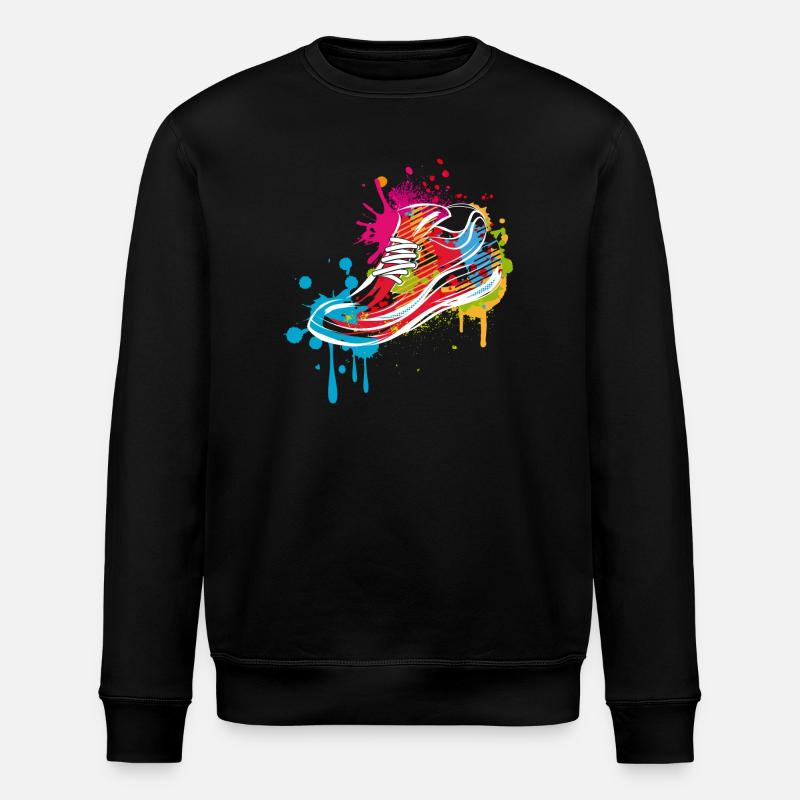 Sneaker Graffiti - Stanley/Stella ROLLER Unisex Organic Sweatshirt - black