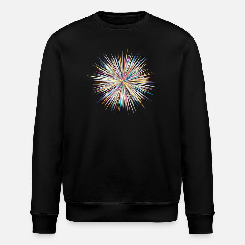 Abstract Explosion - Stanley/Stella Unisex Bio-Sweatshirt ROLLER - Schwarz