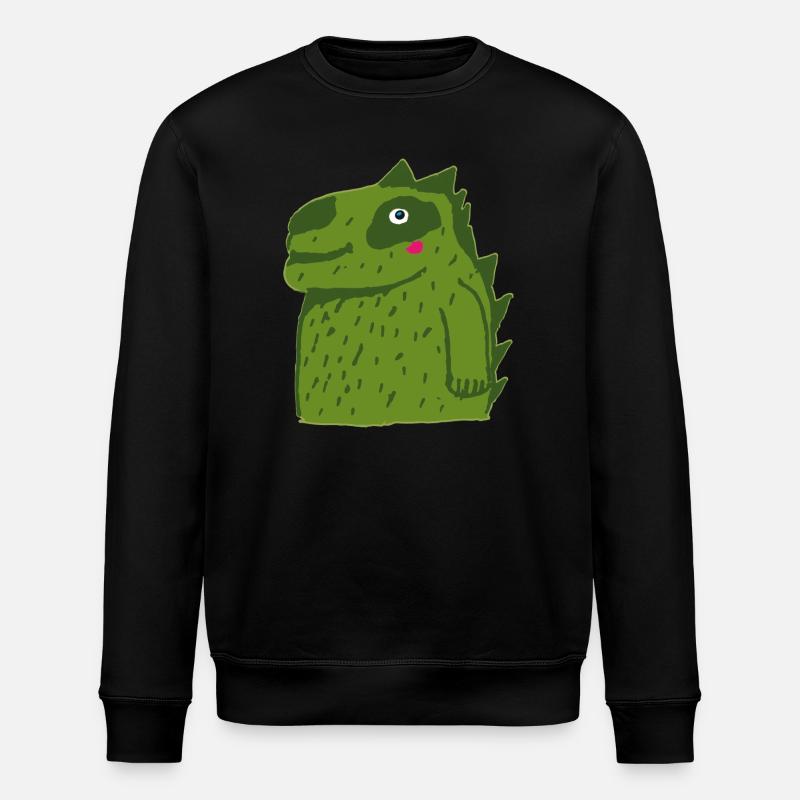 petit crocodile mignon - Sweat bio ROLLER Stanley/Stella Unisexe - noir