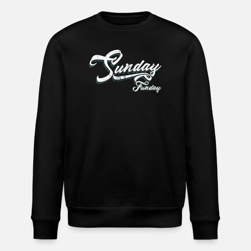 Script du dimanche Funday Néon - Sweat bio ROLLER Stanley/Stella Unisexe - noir