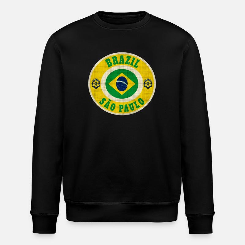 Brazil Sao Paulo / Gift / Gift Idea - Stanley/Stella ROLLER Unisex Organic Sweatshirt - black