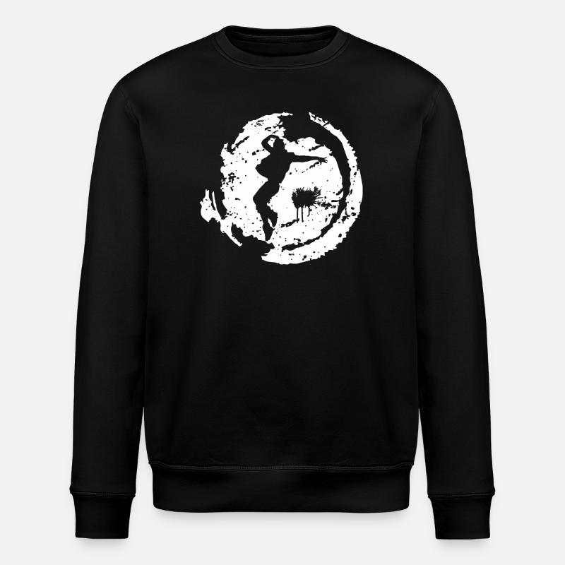 break dancing - Stanley/Stella ROLLER Unisex Organic Sweatshirt - black