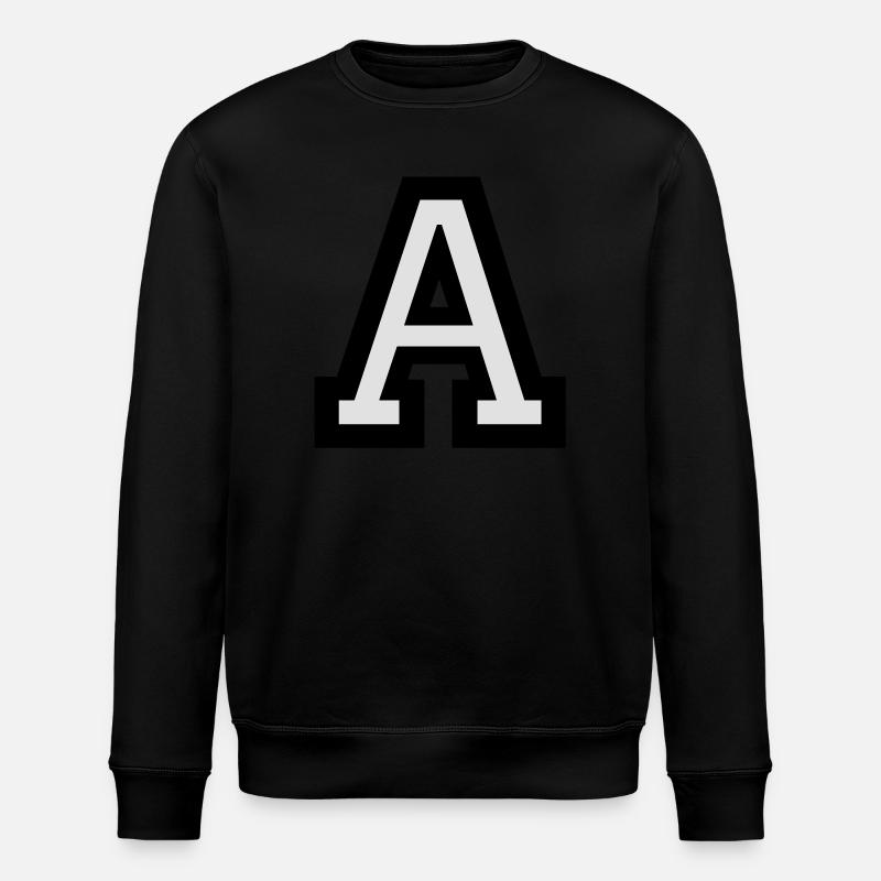 La lettre a - Sweat bio ROLLER Stanley/Stella Unisexe - noir