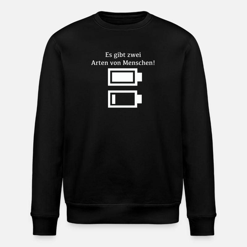 Funny Cool Funny - Stanley/Stella ROLLER Unisex Organic Sweatshirt - black