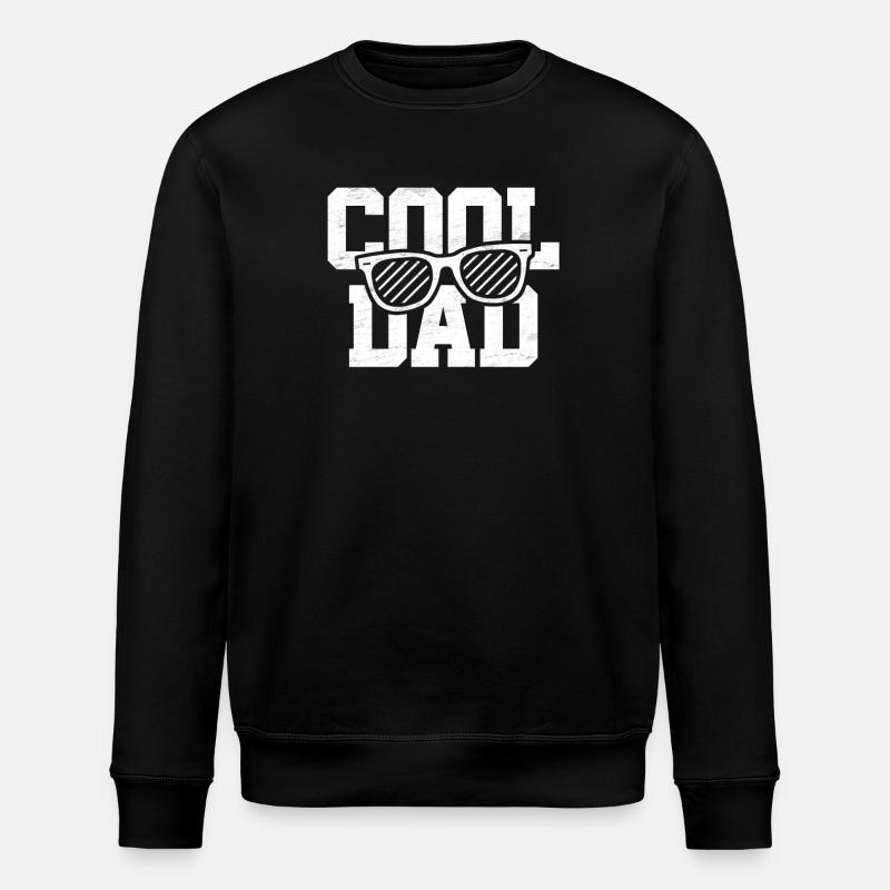 Cool dad - Stanley/Stella ROLLER Unisex Organic Sweatshirt - black