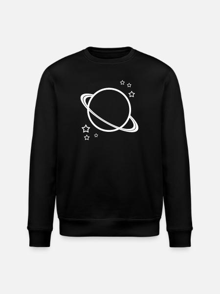 Planet Space universe - Stanley/Stella ROLLER Unisex Organic Sweatshirt - black