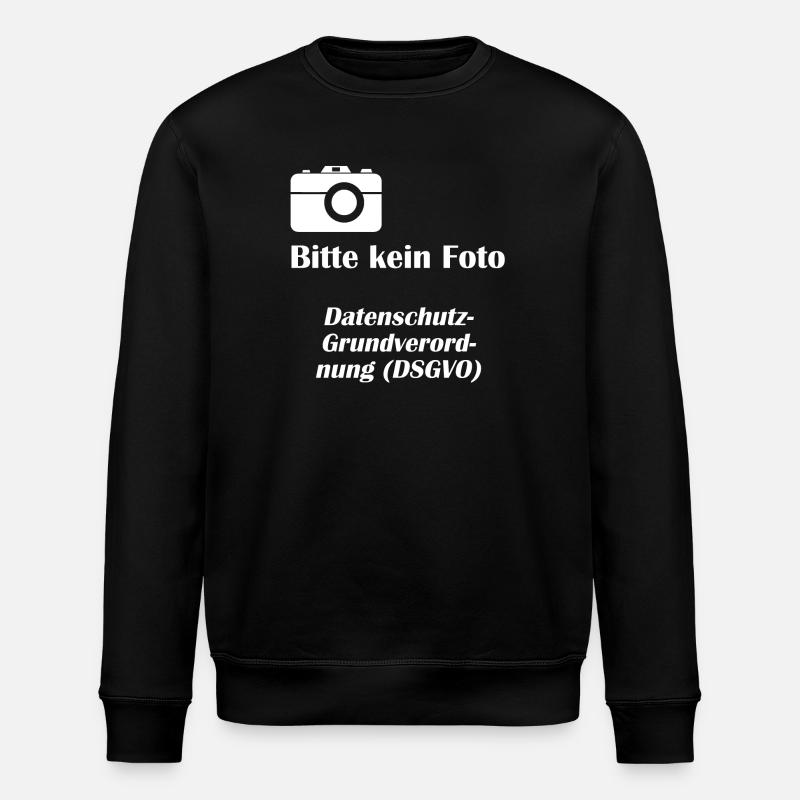 DSGVO1 Datenschutz - Stanley/Stella Unisex Bio-Sweatshirt ROLLER - Schwarz