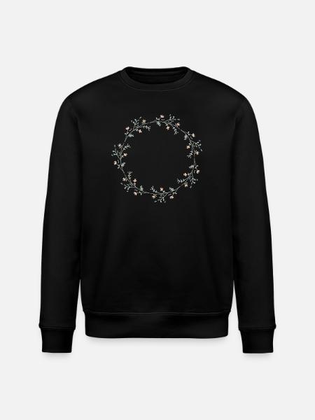 Fleurs - Sweat bio ROLLER Stanley/Stella Unisexe - noir