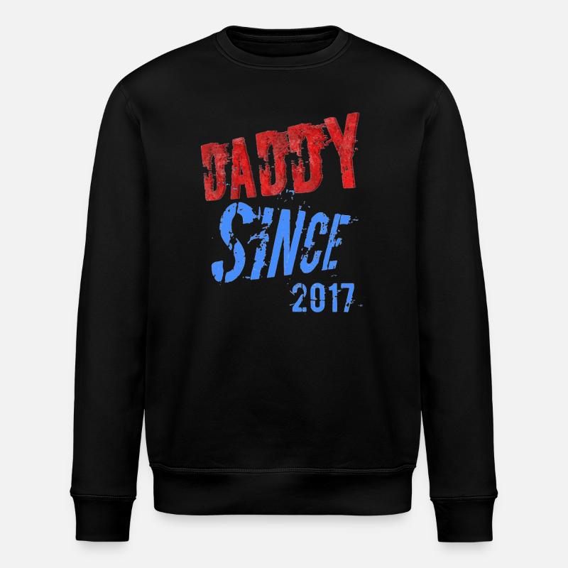 DADY SINCE - Stanley/Stella ROLLER Unisex Organic Sweatshirt - black