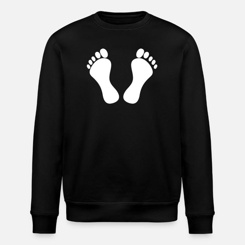 feet - Stanley/Stella ROLLER Unisex Organic Sweatshirt - black