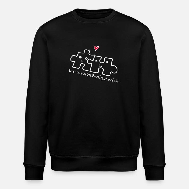 Amour relation couple - Sweat bio ROLLER Stanley/Stella Unisexe - noir