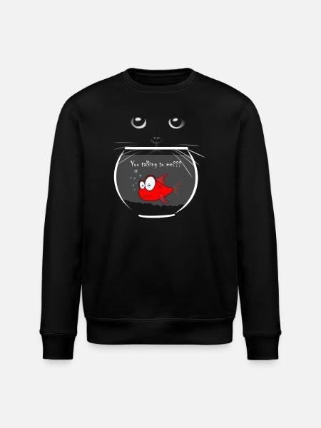 goldfish - Stanley/Stella ROLLER Unisex Organic Sweatshirt - black
