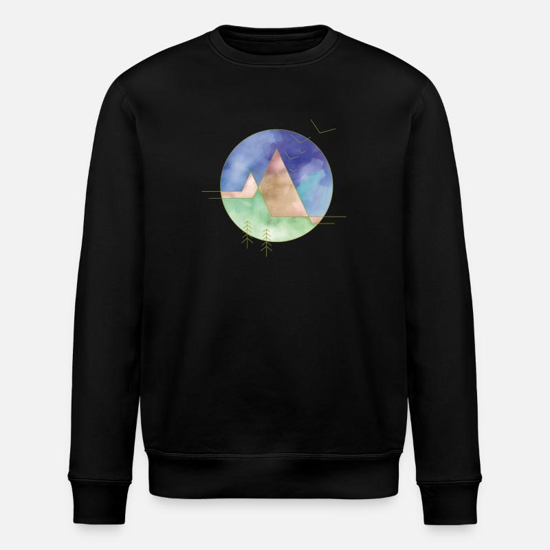 Nature abstraite - Sweat bio ROLLER Stanley/Stella Unisexe - noir