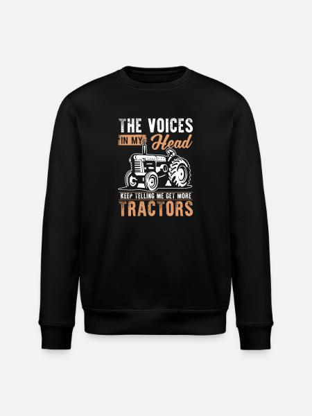 Traktor Sprüche mit Humormotiv - Stanley/Stella Unisex Bio-Sweatshirt ROLLER - Schwarz