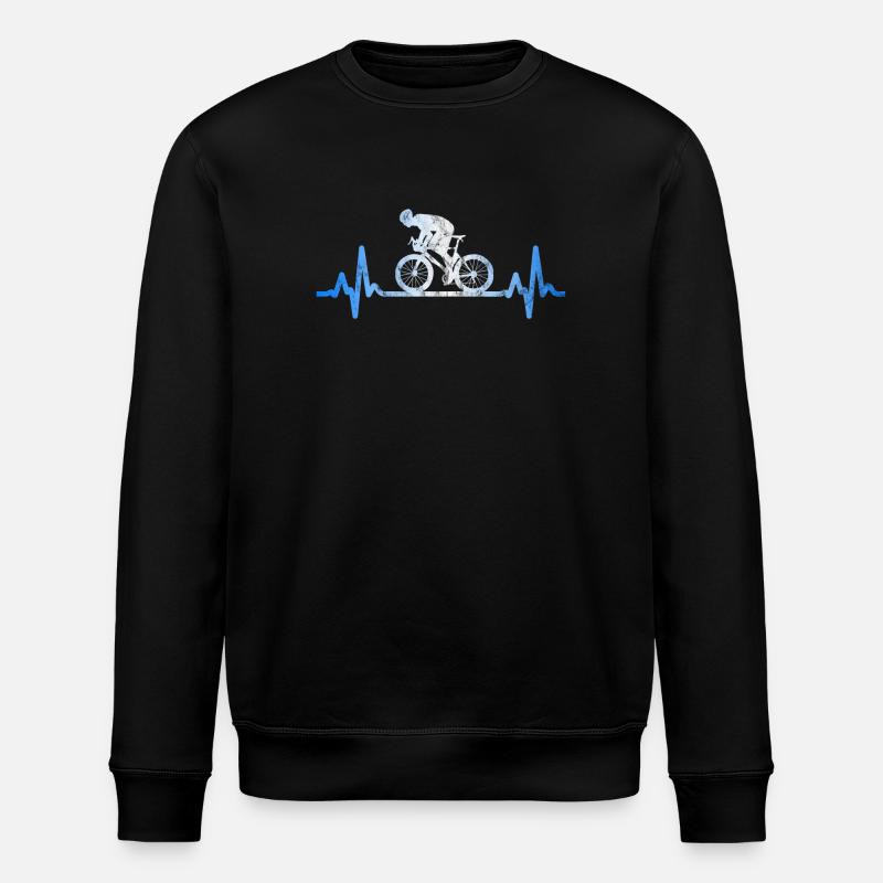Rennrad - Stanley/Stella Unisex Bio-Sweatshirt ROLLER - Schwarz
