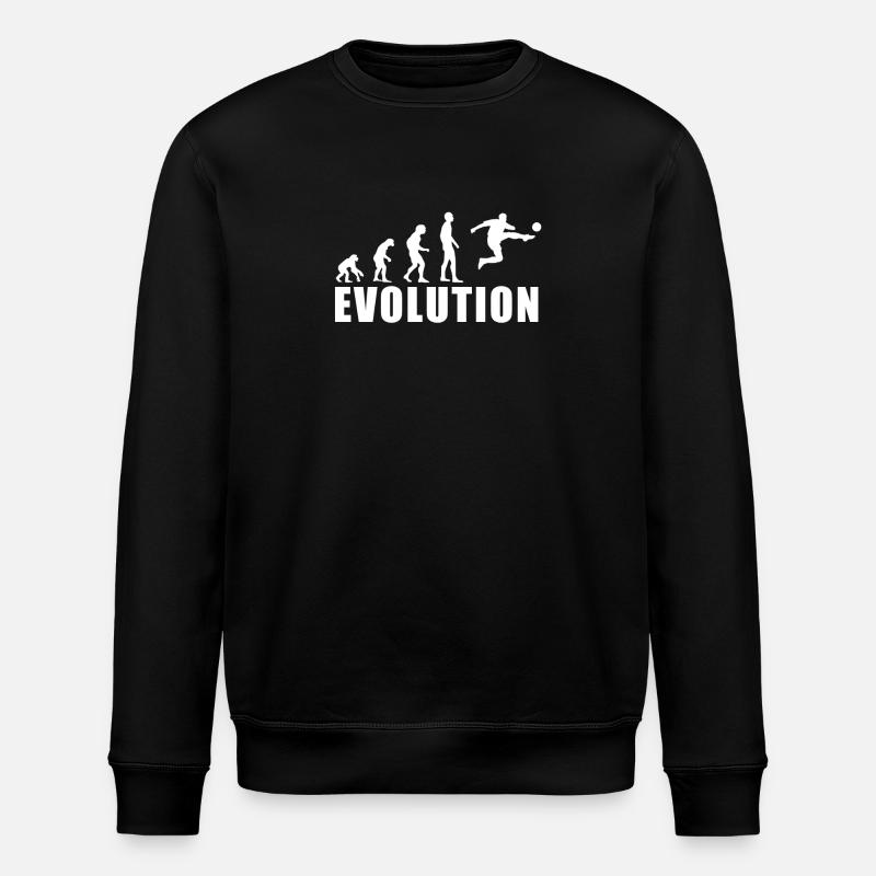 EVOLUTION FOOTBALL Joueur Striker Cadeau - Sweat bio ROLLER Stanley/Stella Unisexe - noir