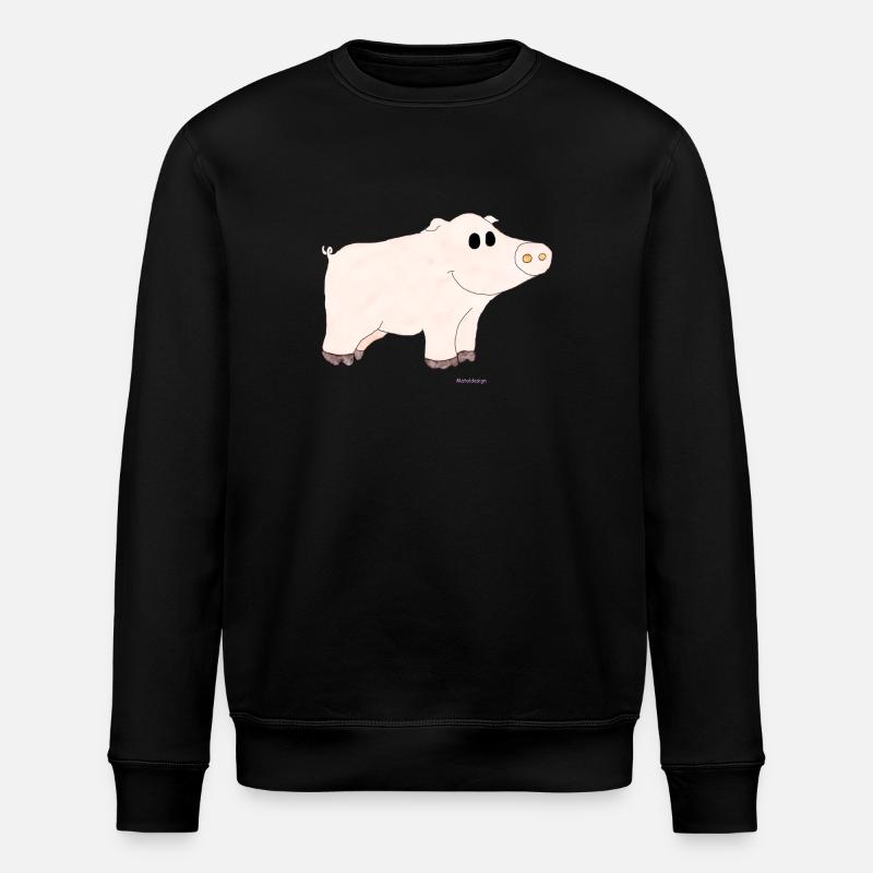 Pig / Pig - Stanley/Stella ROLLER Unisex Organic Sweatshirt - black