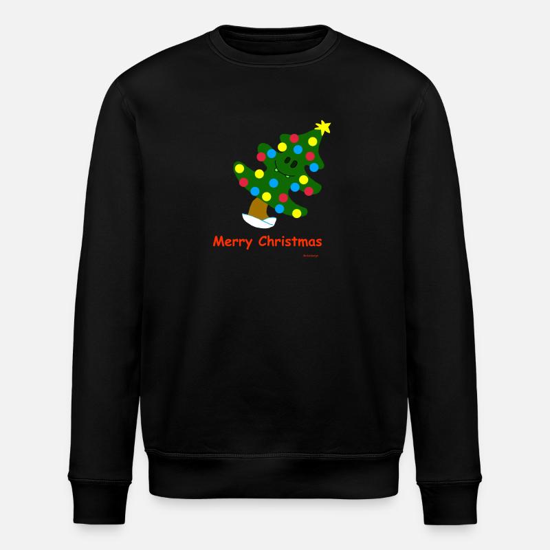 Arbre de Noël / Arbre de Noël - Sweat bio ROLLER Stanley/Stella Unisexe - noir