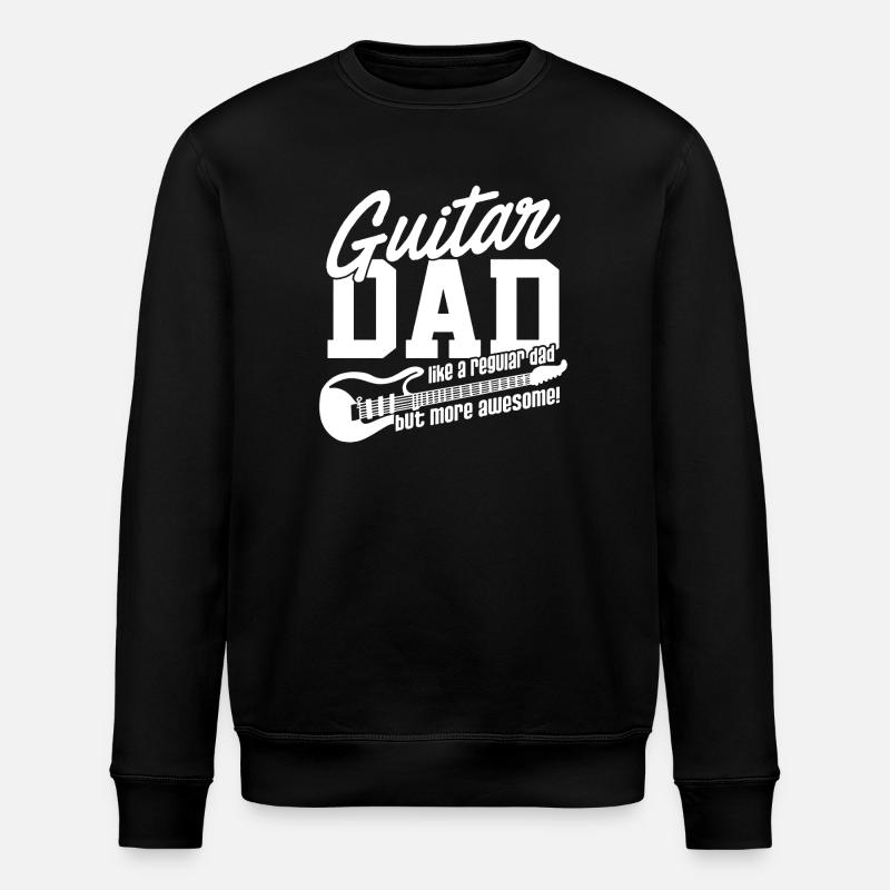 Fantastisches Gitarren-Vati-Hemd - Stanley/Stella Unisex Bio-Sweatshirt ROLLER - Schwarz