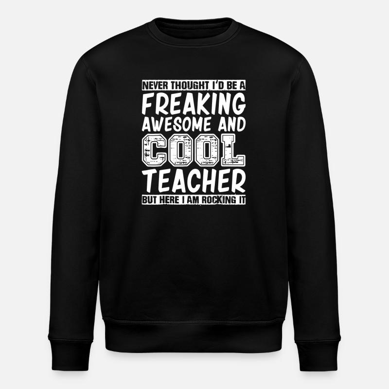 T-shirt de professeur cool - Sweat bio ROLLER Stanley/Stella Unisexe - noir