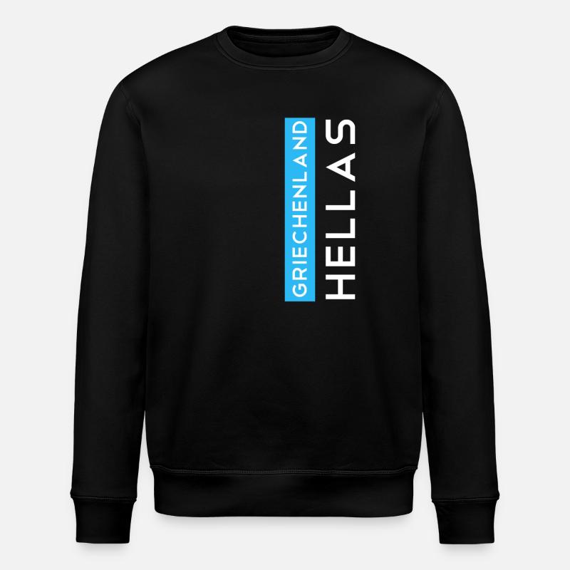 Grèce Hellas - Sweat bio ROLLER Stanley/Stella Unisexe - noir