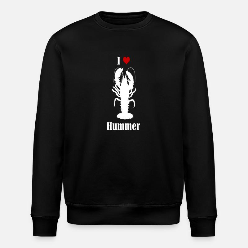 J'adore le homard - Sweat bio ROLLER Stanley/Stella Unisexe - noir