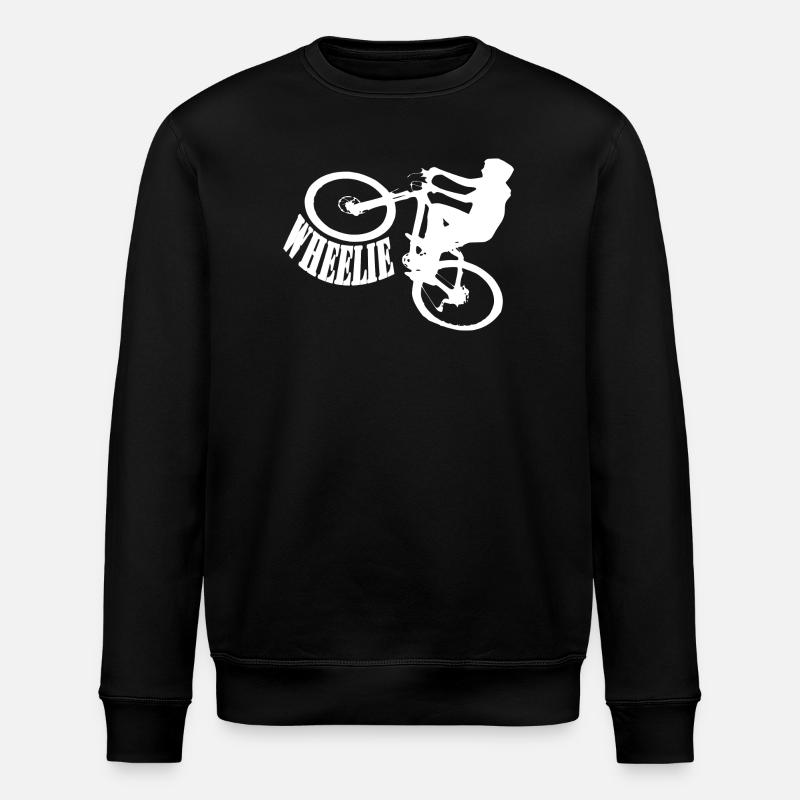 Roue roue - Sweat bio ROLLER Stanley/Stella Unisexe - noir