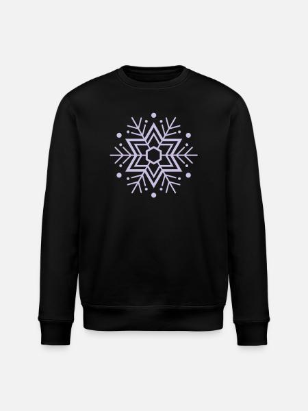 flocon de neige - Sweat bio ROLLER Stanley/Stella Unisexe - noir