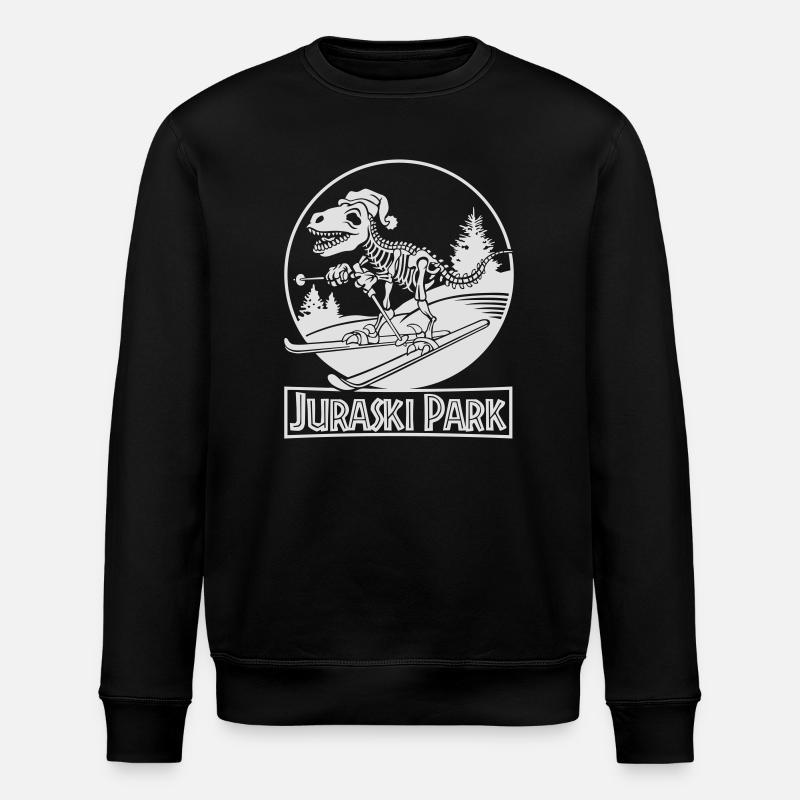 Juraski Park Flex - Stanley/Stella Unisex Bio-Sweatshirt ROLLER - Schwarz