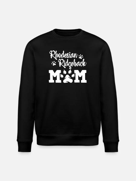 Rhodesian Ridgeback Mom Shirt - Stanley/Stella Unisex Bio-Sweatshirt ROLLER - Schwarz