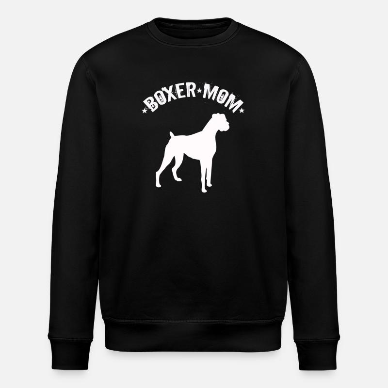 Boxer Dog Femmes Boxer Maman - Sweat bio ROLLER Stanley/Stella Unisexe - noir