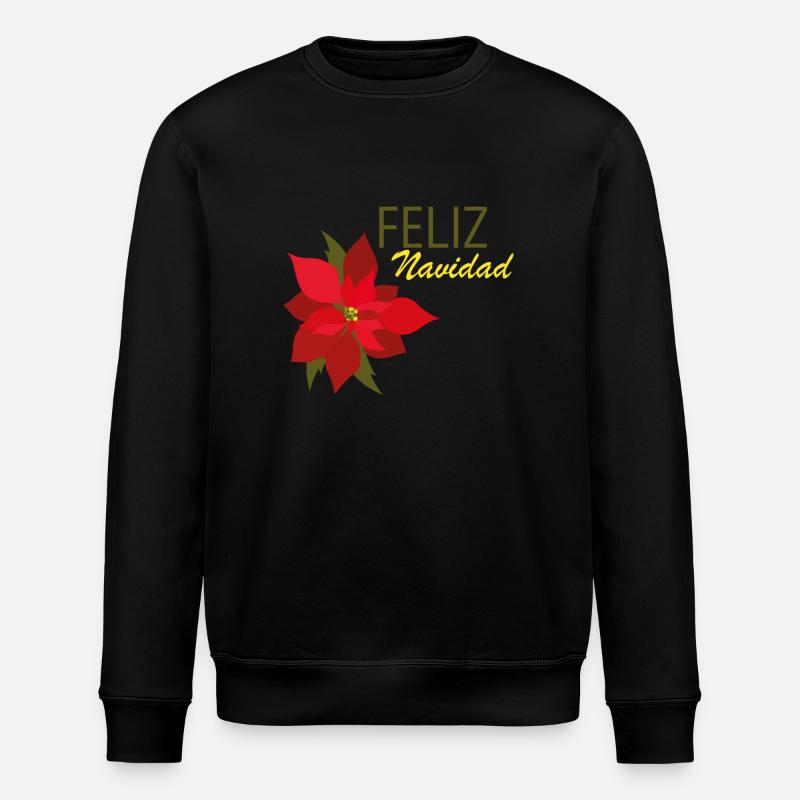 Feliz Navidad - Stanley/Stella Unisex Bio-Sweatshirt ROLLER - Schwarz