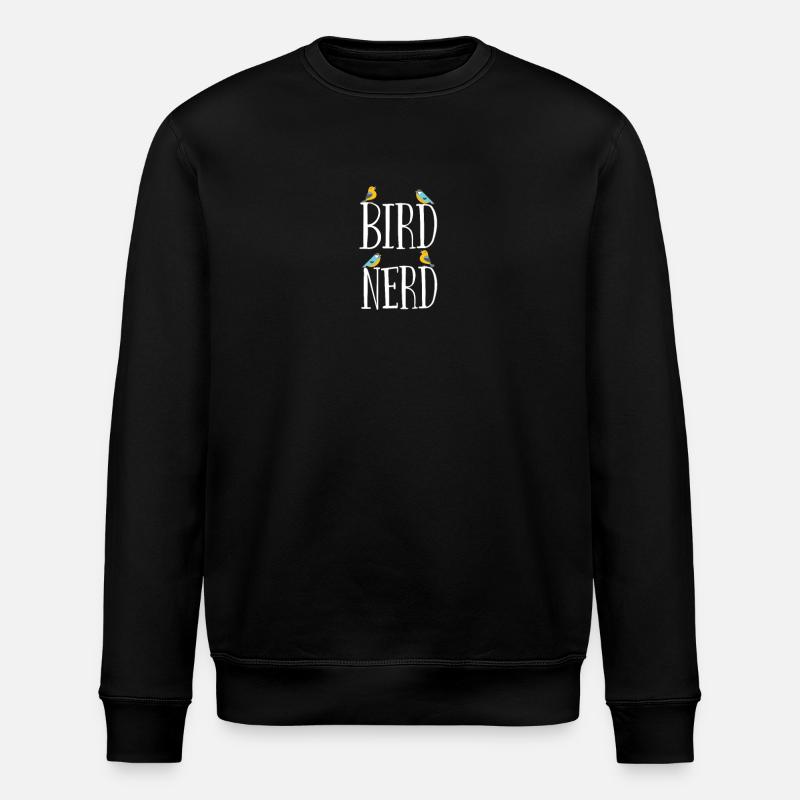 Vogelbeobachter Vogel Nerd - Stanley/Stella Unisex Bio-Sweatshirt ROLLER - Schwarz