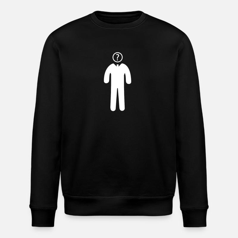 Question mark - Stanley/Stella ROLLER Unisex Organic Sweatshirt - black