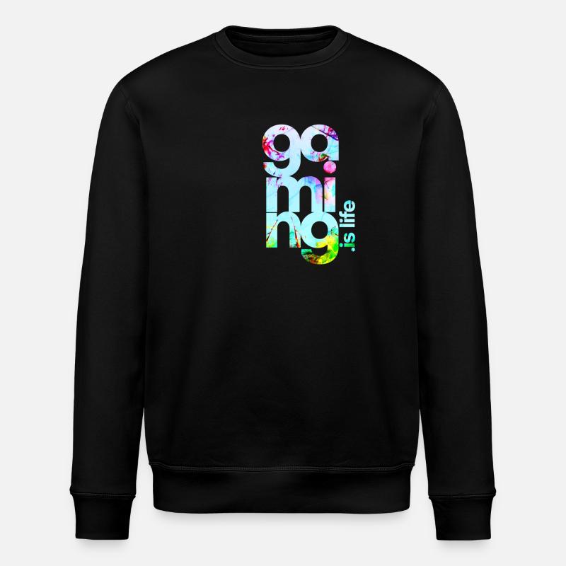 Gamer - Stanley/Stella Unisex Bio-Sweatshirt ROLLER - Schwarz