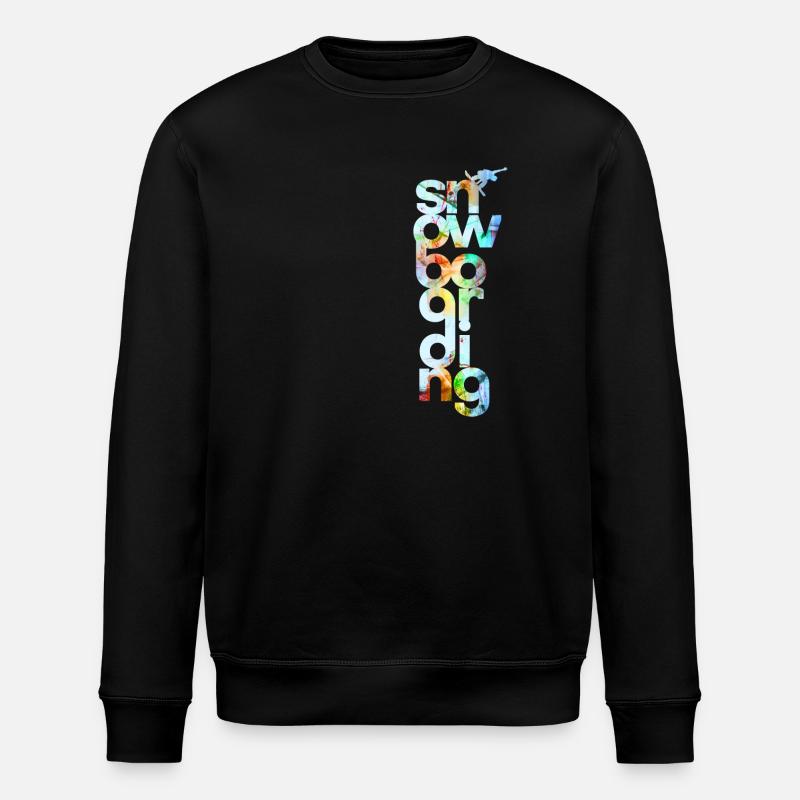 snowboard - Stanley/Stella ROLLER Unisex Organic Sweatshirt - black