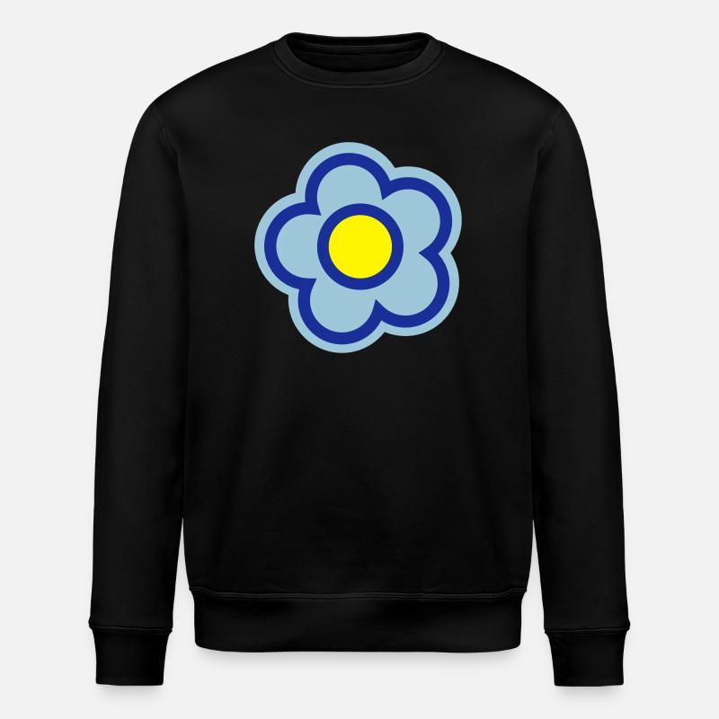 blume frühling sommer - Stanley/Stella Unisex Bio-Sweatshirt ROLLER - Schwarz