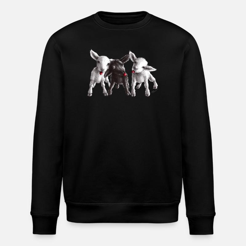 mouton effronté - Sweat bio ROLLER Stanley/Stella Unisexe - noir