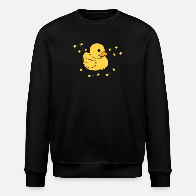 Bath Duck - Stanley/Stella ROLLER Unisex Organic Sweatshirt - black