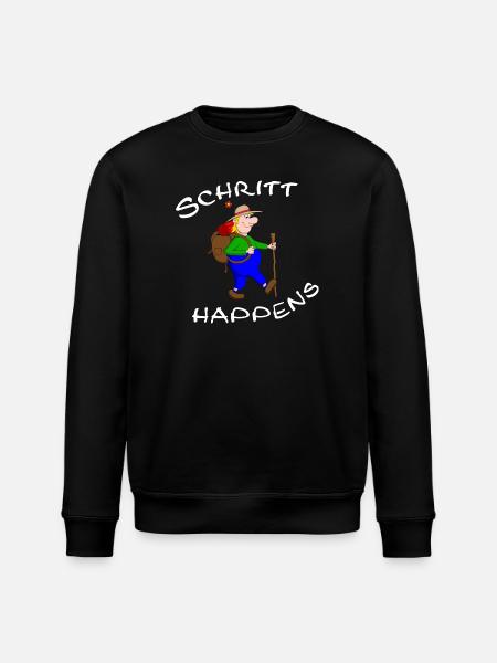 wanderlust - Stanley/Stella ROLLER Unisex Organic Sweatshirt - black