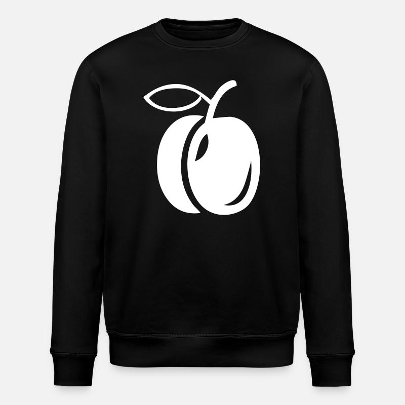 A plum - Stanley/Stella ROLLER Unisex Organic Sweatshirt - black